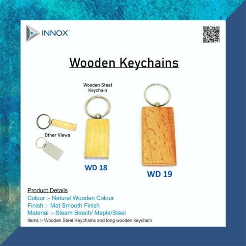 wooden Keychain series 4